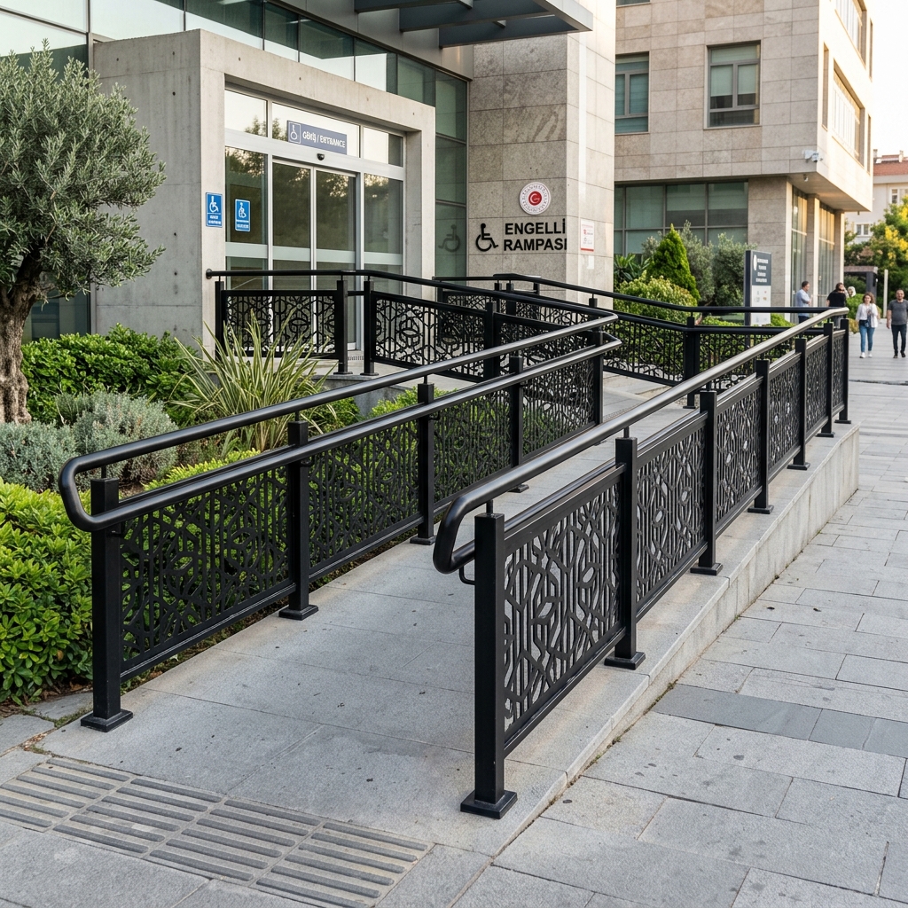 Engelli Rampası ve Yürüyüş Yolu Korkulukları
