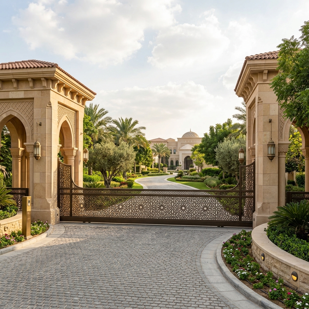 Selçuklu Motifli Lüks Villa Kapısı Fotoğraf 3